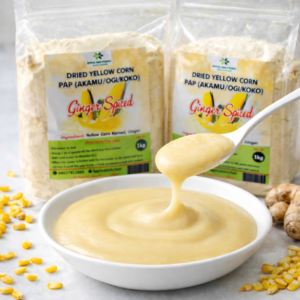 Ginger spiced yellow pap