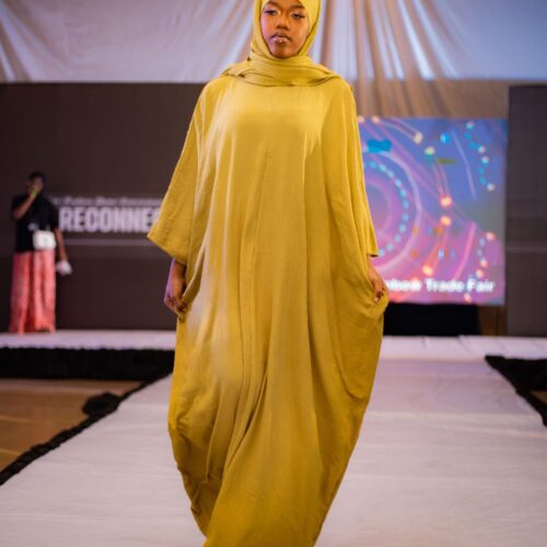 2 piece gown and hijab set